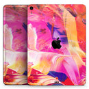 Liquid Abstract Paint Remix V68 - Full Body Skin Decal for the Apple iPad Pro 12.9", 11", 10.5", 9.7", Air or Mini (All Models Available)