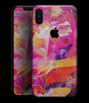 Liquid Abstract Paint Remix V68 - iPhone XS MAX, XS/X, 8/8+, 7/7+, 5/5S/SE Skin-Kit (All iPhones Available)