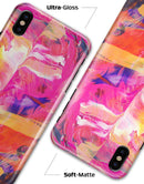 Liquid Abstract Paint Remix V68 - iPhone X Clipit Case