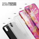 Liquid Abstract Paint Remix V68 - iPhone X Swappable Hybrid Case