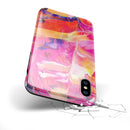 Liquid Abstract Paint Remix V68 - iPhone X Swappable Hybrid Case
