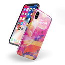 Liquid Abstract Paint Remix V68 - iPhone X Swappable Hybrid Case