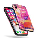 Liquid Abstract Paint Remix V68 - iPhone X Swappable Hybrid Case