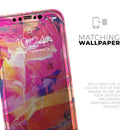 Liquid Abstract Paint Remix V68 - Vinyl Skin Wrap for iPhone 17 Pro Max, 17 Pro, 17 Air, 17, 16 & All Models — Soft Matte or Ultra Gloss