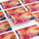 Liquid Abstract Paint Remix V69 - Premium Protective Decal Skin-Kit for the Apple Credit Card