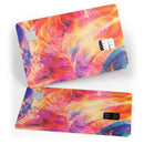 Liquid Abstract Paint Remix V69 - Premium Protective Decal Skin-Kit for the Apple Credit Card
