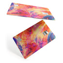 Liquid Abstract Paint Remix V69 - Premium Protective Decal Skin-Kit for the Apple Credit Card