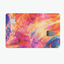 Liquid Abstract Paint Remix V69 - Premium Protective Decal Skin-Kit for the Apple Credit Card
