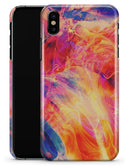 Liquid Abstract Paint Remix V69 - iPhone X Clipit Case
