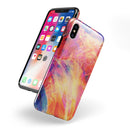 Liquid Abstract Paint Remix V69 - iPhone X Swappable Hybrid Case