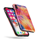 Liquid Abstract Paint Remix V69 - iPhone X Swappable Hybrid Case