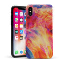 Liquid Abstract Paint Remix V69 - iPhone X Swappable Hybrid Case