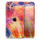 Liquid Abstract Paint Remix V69 - Vinyl Skin Wrap for iPhone 17 Pro Max, 17 Pro, 17 Air, 17, 16 & All Models — Soft Matte or Ultra Gloss