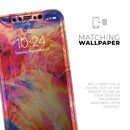 Liquid Abstract Paint Remix V69 - Vinyl Skin Wrap for iPhone 17 Pro Max, 17 Pro, 17 Air, 17, 16 & All Models — Soft Matte or Ultra Gloss
