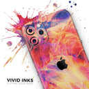 Liquid Abstract Paint Remix V69 - Vinyl Skin Wrap for iPhone 17 Pro Max, 17 Pro, 17 Air, 17, 16 & All Models — Soft Matte or Ultra Gloss