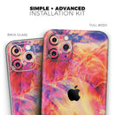 Liquid Abstract Paint Remix V69 - Vinyl Skin Wrap for iPhone 17 Pro Max, 17 Pro, 17 Air, 17, 16 & All Models — Soft Matte or Ultra Gloss