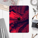 Liquid Abstract Paint Remix V6 - Full Body Skin Decal for the Apple iPad Pro 12.9", 11", 10.5", 9.7", Air or Mini (All Models Available)