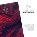 Liquid Abstract Paint Remix V6 - Full Body Skin Decal for the Apple iPad Pro 12.9", 11", 10.5", 9.7", Air or Mini (All Models Available)