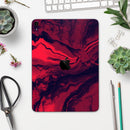 Liquid Abstract Paint Remix V6 - Full Body Skin Decal for the Apple iPad Pro 12.9", 11", 10.5", 9.7", Air or Mini (All Models Available)