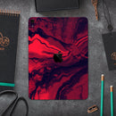 Liquid Abstract Paint Remix V6 - Full Body Skin Decal for the Apple iPad Pro 12.9", 11", 10.5", 9.7", Air or Mini (All Models Available)