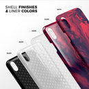 Liquid Abstract Paint Remix V6 - iPhone X Swappable Hybrid Case