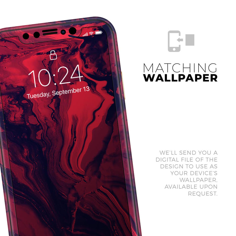 Liquid Abstract Paint Remix V6 - Skin-Kit compatible with the Apple iPhone 13, 13 Pro Max, 13 Mini, 13 Pro, iPhone 12, iPhone 11 (All iPhones Available)