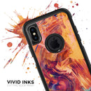 Liquid Abstract Paint Remix V70 - Skin Kit for the iPhone OtterBox Cases