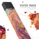 Liquid Abstract Paint Remix V70 - Premium Decal Protective Skin-Wrap Sticker compatible with the Juul Labs vaping device