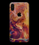 Liquid Abstract Paint Remix V70 - iPhone XS MAX, XS/X, 8/8+, 7/7+, 5/5S/SE Skin-Kit (All iPhones Available)