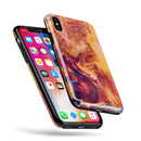 Liquid Abstract Paint Remix V70 - iPhone X Swappable Hybrid Case