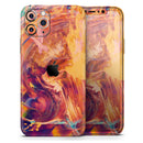 Liquid Abstract Paint Remix V70  - Protective Skin Wrap & Decal – Compatible with iPhone SE to iPhone 17 Pro Max (All Models)