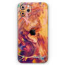 Liquid Abstract Paint Remix V70  - Protective Skin Wrap & Decal – Compatible with iPhone SE to iPhone 17 Pro Max (All Models)