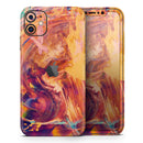 Liquid Abstract Paint Remix V70  - Protective Skin Wrap & Decal – Compatible with iPhone SE to iPhone 17 Pro Max (All Models)