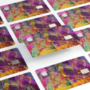 Liquid Abstract Paint Remix V71 - Premium Protective Decal Skin-Kit for the Apple Credit Card