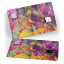 Liquid Abstract Paint Remix V71 - Premium Protective Decal Skin-Kit for the Apple Credit Card