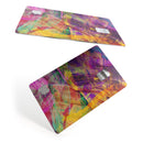 Liquid Abstract Paint Remix V71 - Premium Protective Decal Skin-Kit for the Apple Credit Card