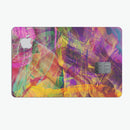 Liquid Abstract Paint Remix V71 - Premium Protective Decal Skin-Kit for the Apple Credit Card