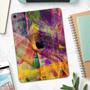 Liquid Abstract Paint Remix V71 - Full Body Skin Decal for the Apple iPad Pro 12.9", 11", 10.5", 9.7", Air or Mini (All Models Available)