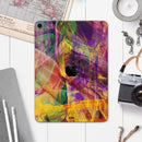 Liquid Abstract Paint Remix V71 - Full Body Skin Decal for the Apple iPad Pro 12.9", 11", 10.5", 9.7", Air or Mini (All Models Available)