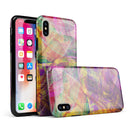 Liquid Abstract Paint Remix V71 - iPhone X Swappable Hybrid Case