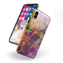 Liquid Abstract Paint Remix V71 - iPhone X Swappable Hybrid Case