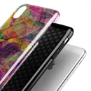 Liquid Abstract Paint Remix V71 - iPhone X Swappable Hybrid Case