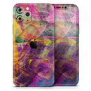 Liquid Abstract Paint Remix V71 - Vinyl Skin Wrap for iPhone 17 Pro Max, 17 Pro, 17 Air, 17, 16 & All Models — Soft Matte or Ultra Gloss