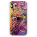Liquid Abstract Paint Remix V71 - Vinyl Skin Wrap for iPhone 17 Pro Max, 17 Pro, 17 Air, 17, 16 & All Models — Soft Matte or Ultra Gloss