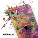 Liquid Abstract Paint Remix V71 - Vinyl Skin Wrap for iPhone 17 Pro Max, 17 Pro, 17 Air, 17, 16 & All Models — Soft Matte or Ultra Gloss