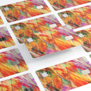 Liquid Abstract Paint Remix V72 - Premium Protective Decal Skin-Kit for the Apple Credit Card