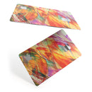 Liquid Abstract Paint Remix V72 - Premium Protective Decal Skin-Kit for the Apple Credit Card