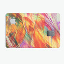 Liquid Abstract Paint Remix V72 - Premium Protective Decal Skin-Kit for the Apple Credit Card
