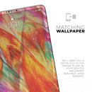 Liquid Abstract Paint Remix V72 - Full Body Skin Decal for the Apple iPad Pro 12.9", 11", 10.5", 9.7", Air or Mini (All Models Available)