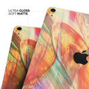 Liquid Abstract Paint Remix V72 - Full Body Skin Decal for the Apple iPad Pro 12.9", 11", 10.5", 9.7", Air or Mini (All Models Available)